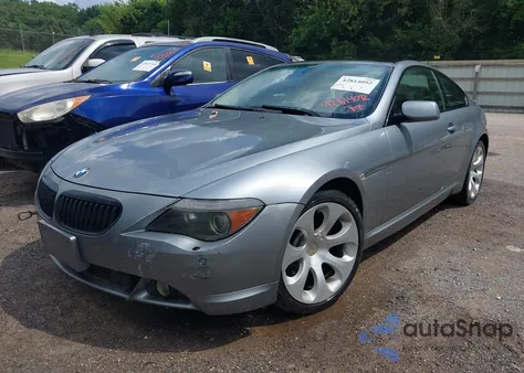 2005 BMW 645Ci z USA, uszkodzony, nr VIN WBAEH73415B216048